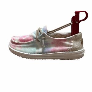 Hey Dude Kids Wendy Boho Mandala Tie-Dye Slippers